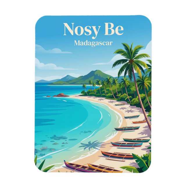 Magnet Flexible Nosy Be Madagascar (Vertical)