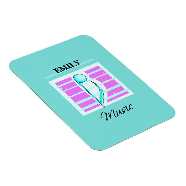 Magnet Flexible Note de félicitations, Performance musicale (Côté Droit)