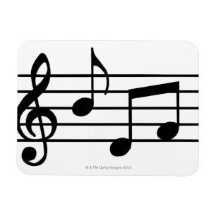 Magnet Flexible Notes de musique