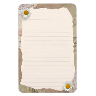 Magnet Flexible Notes Vintages Brown en beige