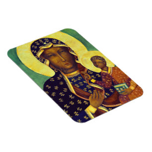 Magnet Flexible Notre dame de Czestochowa Black Madonna Icon Polog