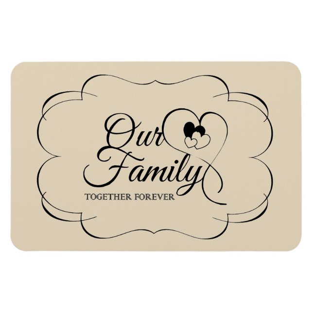 Magnet Flexible Notre famille (Horizontal)