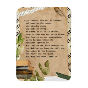 Magnet Flexible Notre Père ... La prière du Seigneur