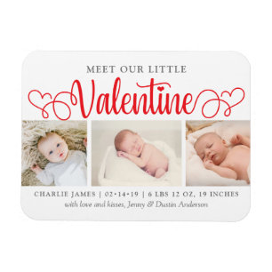 Magnet Flexible Notre petit Valentine 3 Photo