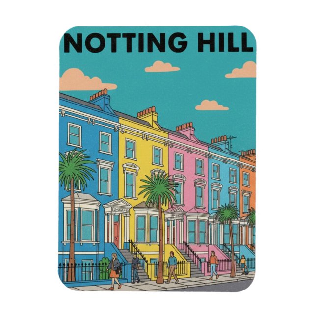 Magnet Flexible Notting Hill Londres (Vertical)