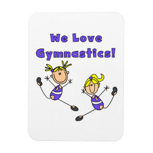 Magnet Flexible Nous aimons la gymnastique