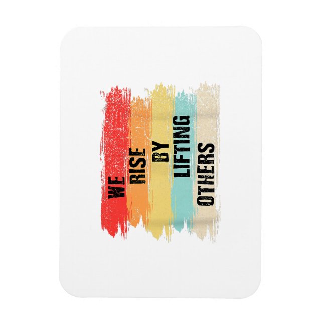Magnet Flexible Nous Augmentons En Levant D'Autres Citations Motiv (Vertical)