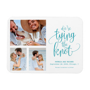 Magnet Flexible Nous nous marions, sauvegardez la date, simple 3 p