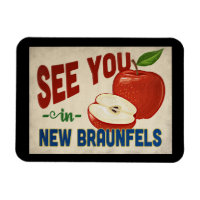 Nouveau Braunfels Texas Apple - Vintage voyage