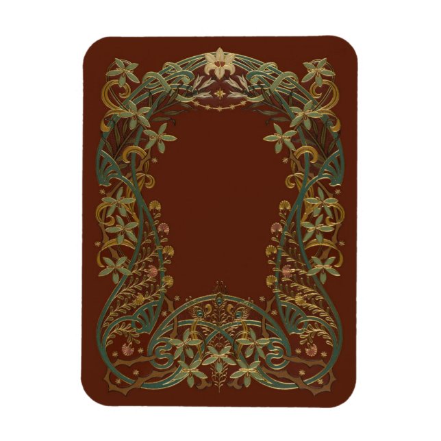 Magnet Flexible Nouveau floral charmant avec lis (Vertical)