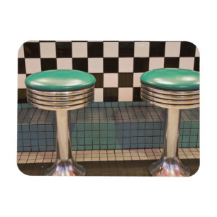 Magnet Flexible Nouveau-Mexique, Albuquerque. Le 66 Diner le long