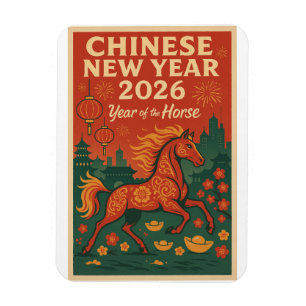 Magnet Flexible Nouvel An chinois 2026