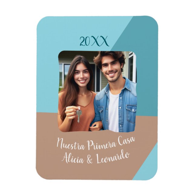 Magnet Flexible Nuestra Primera Casa Nuevo Hogar (Vertical)