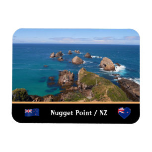 Magnet Flexible Nugget Point Rock Circle /Nouvelle-Zélande