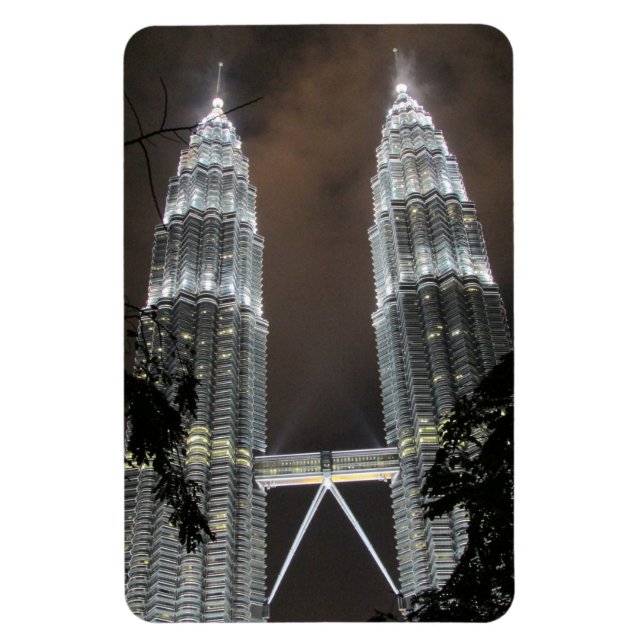 Magnet Flexible nuit des tours de petronas (Vertical)