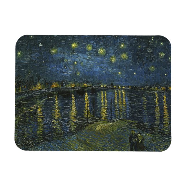 Magnet Flexible Nuit étoilée sur le Rhône, Vincent van Gogh (Horizontal)