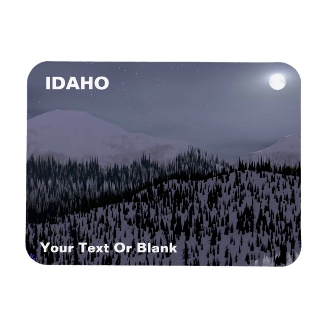 Magnet Flexible Nuit froide dans l'Idaho (Horizontal)