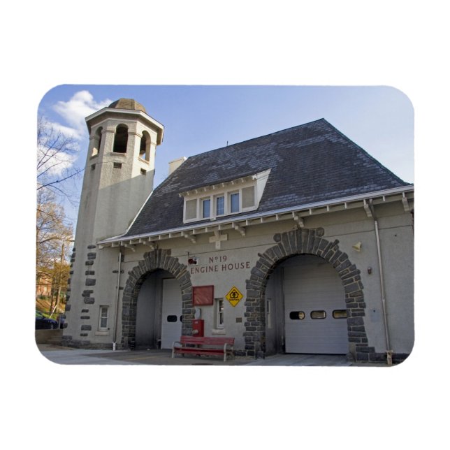 Magnet Flexible Numéro 19 Engine House à Washington, D.C. (Horizontal)