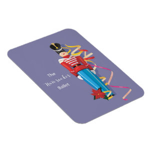Magnet Flexible Nutcracker Danse Ballet Performance Félicitations