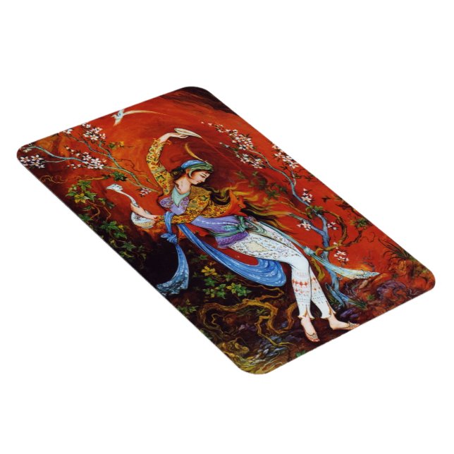 Magnet Flexible Nymphe de danse miniature perse (Côté Droit)