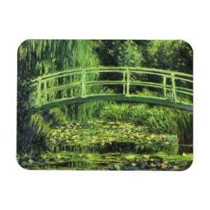 Magnet Flexible Nymphéas blancs par Claude Monet, Art Vintage