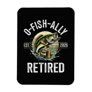 Magnet Flexible O-Fish-Ally Retraité Pêcheur 2026 Pêche