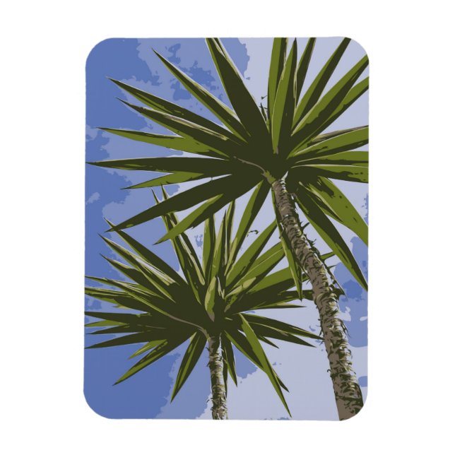 Magnet Flexible Oasis Tropical  Palmiers (Vertical)