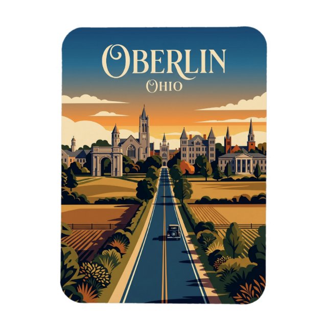 Magnet Flexible Oberlin États-Unis (Vertical)