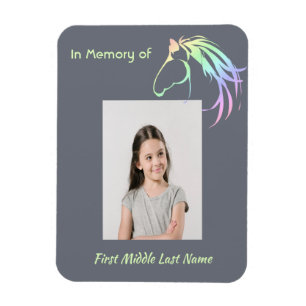 Magnet Flexible Objet-souvenir mémorial Cheval pastel Art