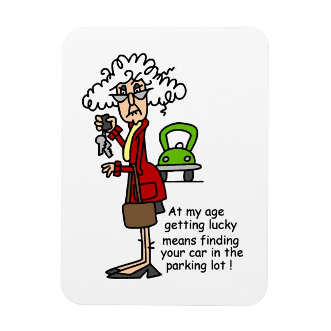 Magnet Flexible Obtenir un Humour chanceux (Vertical)