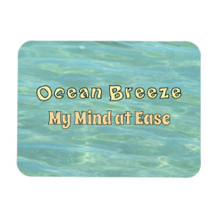 Magnet Flexible Ocean Breeze, My Mind at Ease - Aqua Ocean Ripple