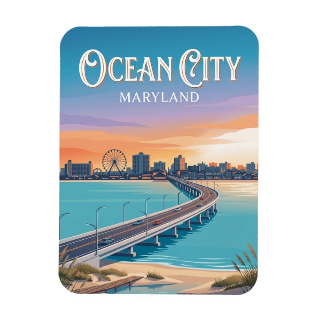Magnet Flexible Ocean City Maryland (Vertical)
