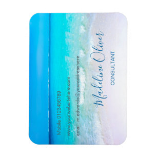 Magnet Flexible Ocean Wave Beach Blue Scene Moderne