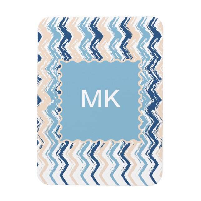 Magnet Flexible Ocean Waves Chevron (Vertical)