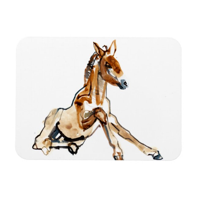 Magnet Flexible Ochre Foal (Horizontal)