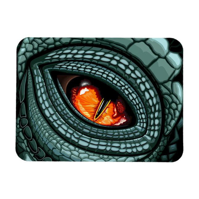Magnet Flexible Œil de prédateur reptile primal (Horizontal)