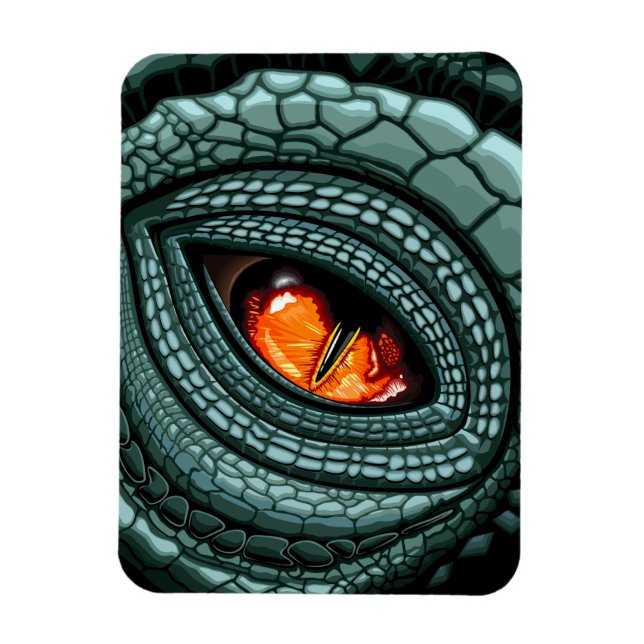 Magnet Flexible Œil de prédateur reptile primitif (Vertical)
