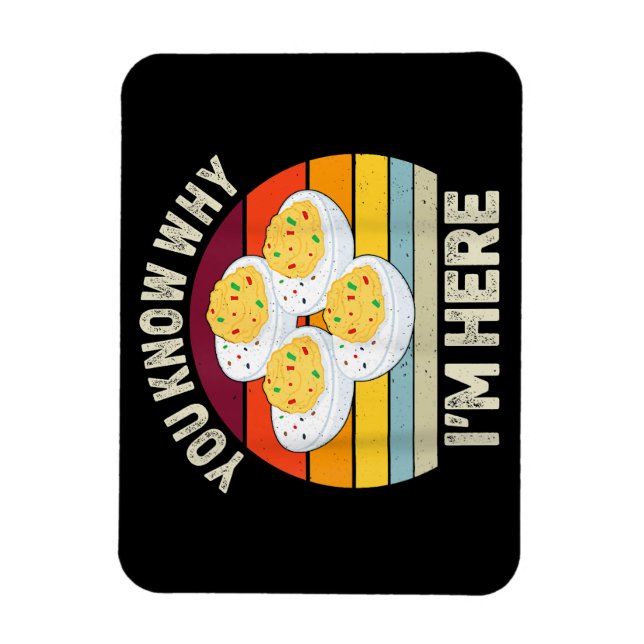 Magnet Flexible Œufs de Thanksgiving farcis drôles Vous savez pour (Vertical)
