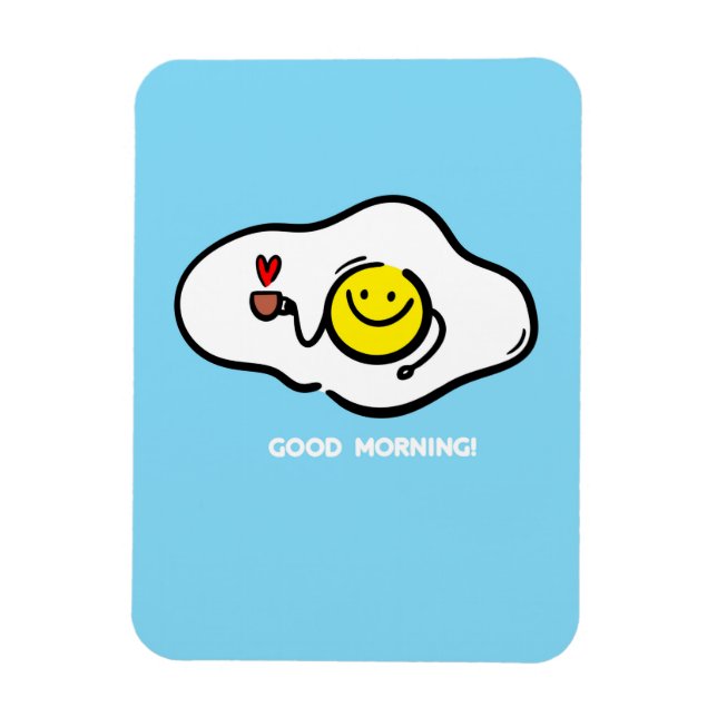 Magnet Flexible OEufs frits le matin (Vertical)