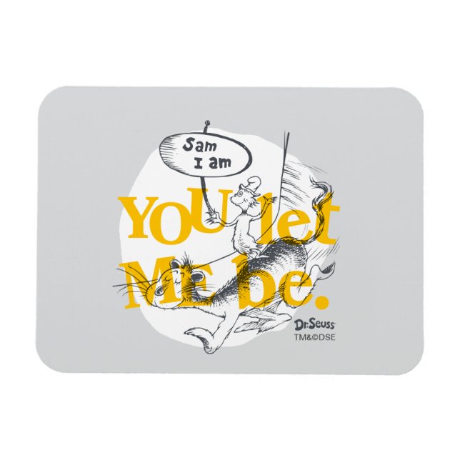 Magnet Flexible Oeufs verts et jambon | Vous Me Laissez Être (Horizontal)