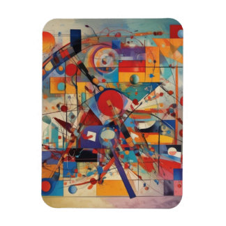 Magnet Flexible Oeuvre Abstraite moderne