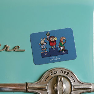 Magnet Flexible Œuvre d'art de podium de cadeau bien fait pour les