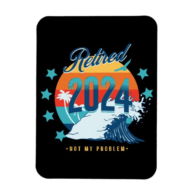 Magnet Flexible Officiellement retraité 2024 (Vertical)