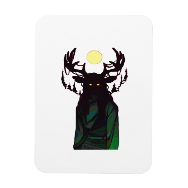 Magnet Flexible Oh Deer Minimal Design  (Vertical)