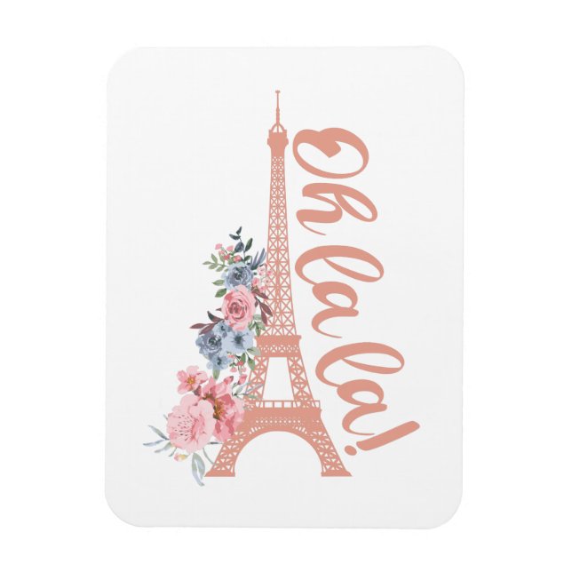 Magnet Flexible Oh La La - Tour Eiffel Paris France (Vertical)