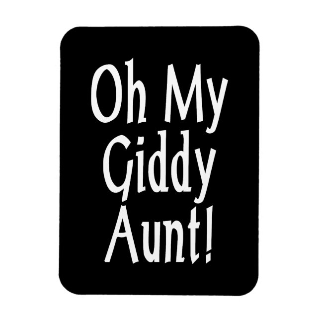 Magnet Flexible Oh Ma Tante Giddy ! (Vertical)