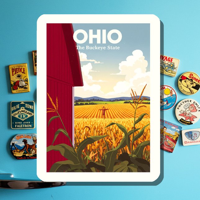 Magnet Flexible Ohio vintage (Créateur téléchargé)