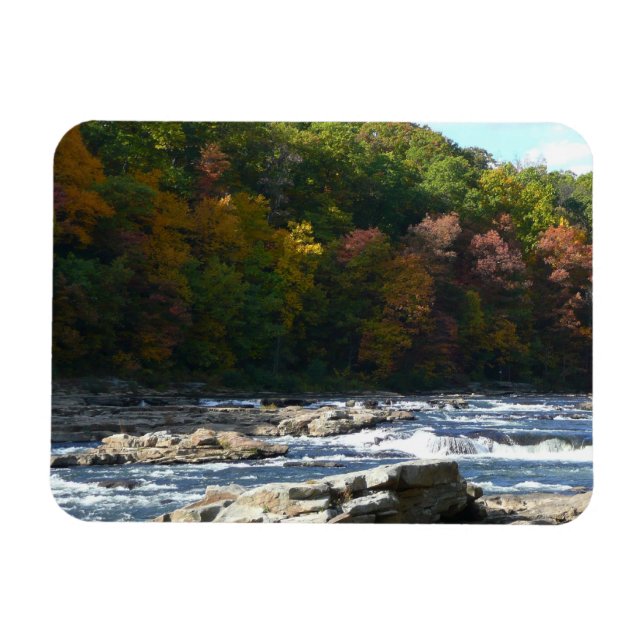 Magnet Flexible Ohiopyle River Rapids à l'automne Pennsylvanie Aut (Horizontal)