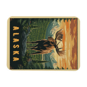 Magnet Flexible Oie d'Alaska - Wilderness Vintage