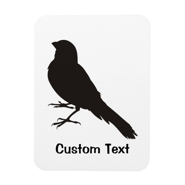 Magnet Flexible Oiseau canarien permanent (Vertical)